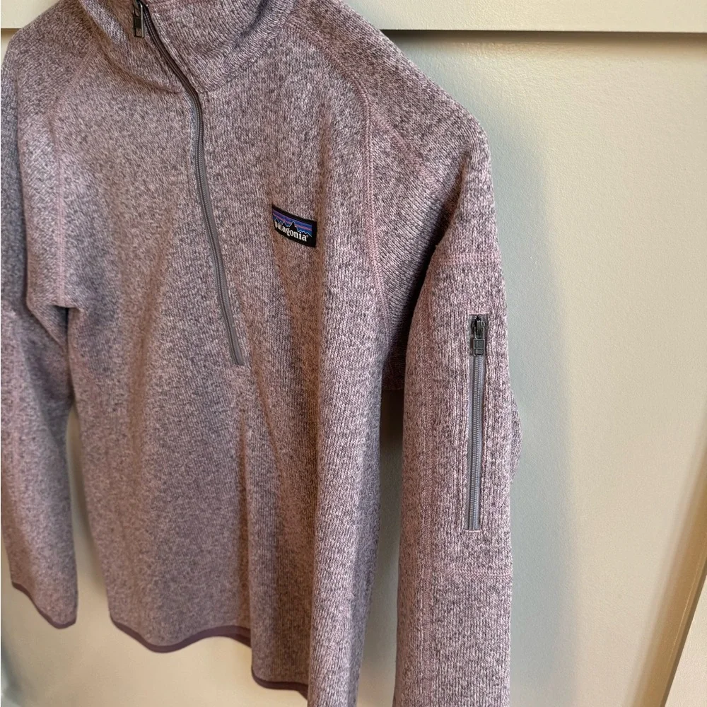 Patagonia Purple Quarter-Zip Fleece - Picture 3 of 4